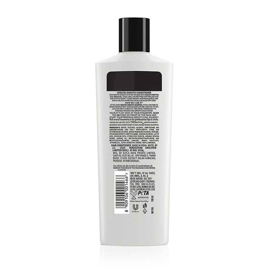 Tresemme Keratin Smooth Conditioner, With Keratin
