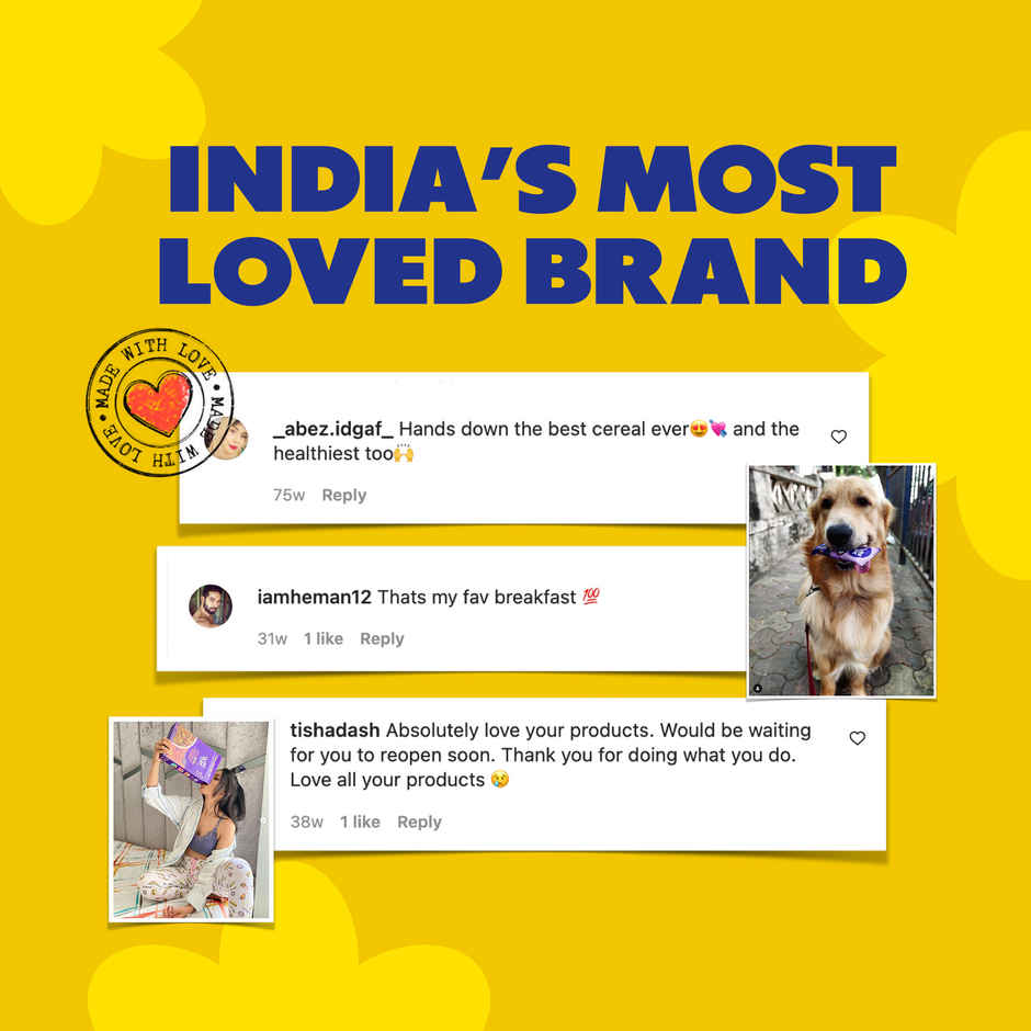 Yoga Bar Instant Oats ,Gluten Free with High Fibre &  Whole Grain