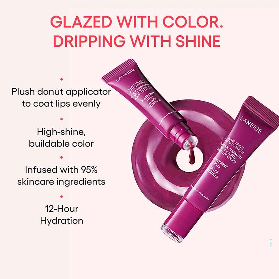 Laneige Glaze Craze Tinted Lip Serum - Blueberry Jelly