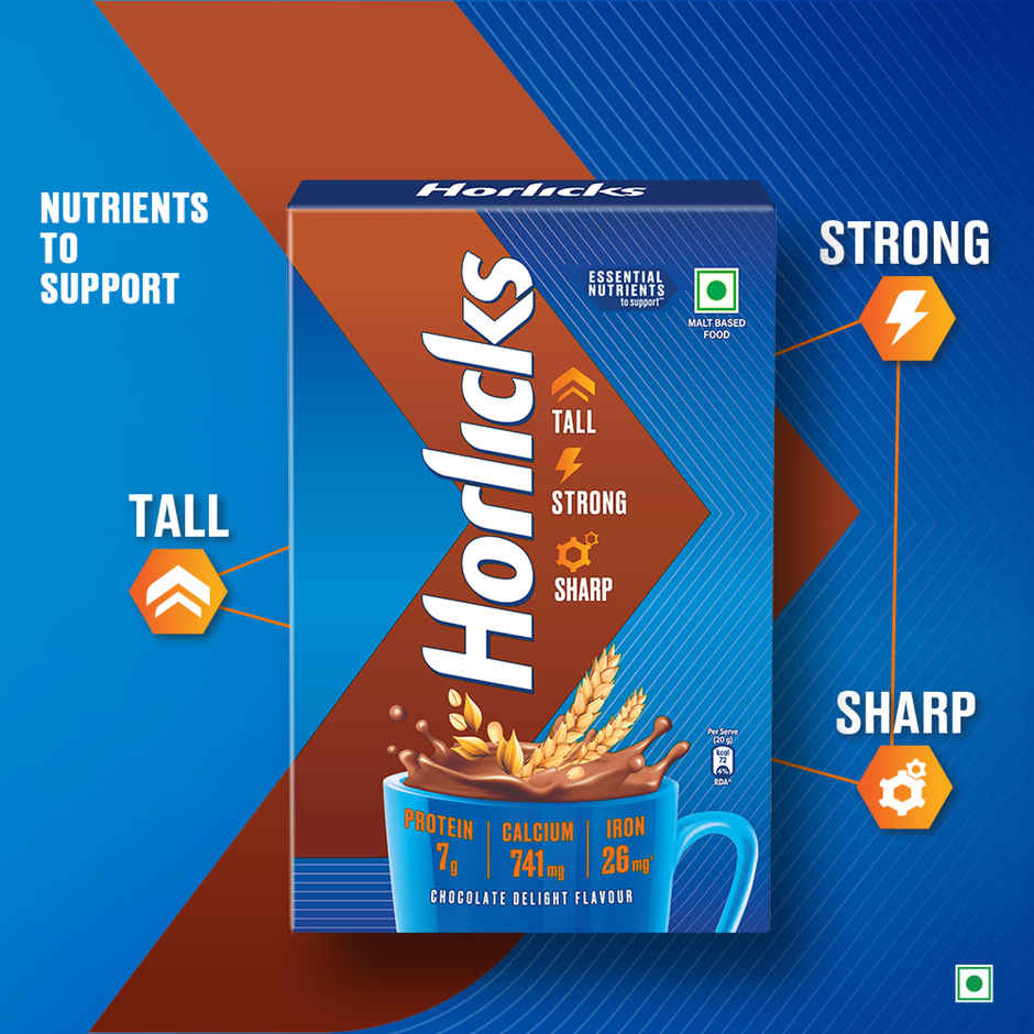 Horlicks Chocolate Drink Mix | For 5+ years Kids