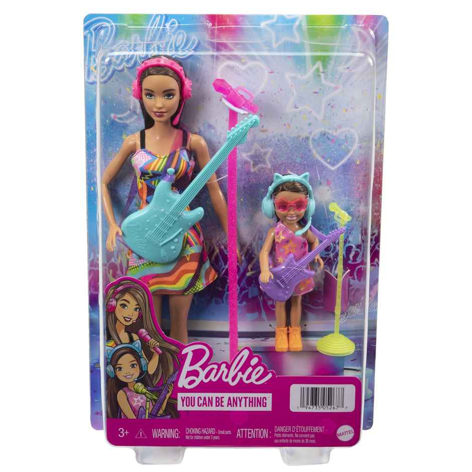 Barbie Dolls and Accessories | Sisters Pop Star-Themed Playset, | Barbie And Chelsea Dolls