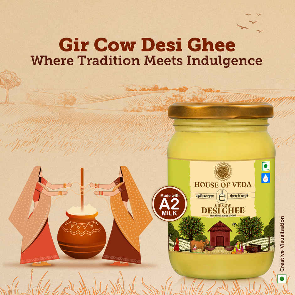 House Of Veda A2 Bilona Cow Ghee