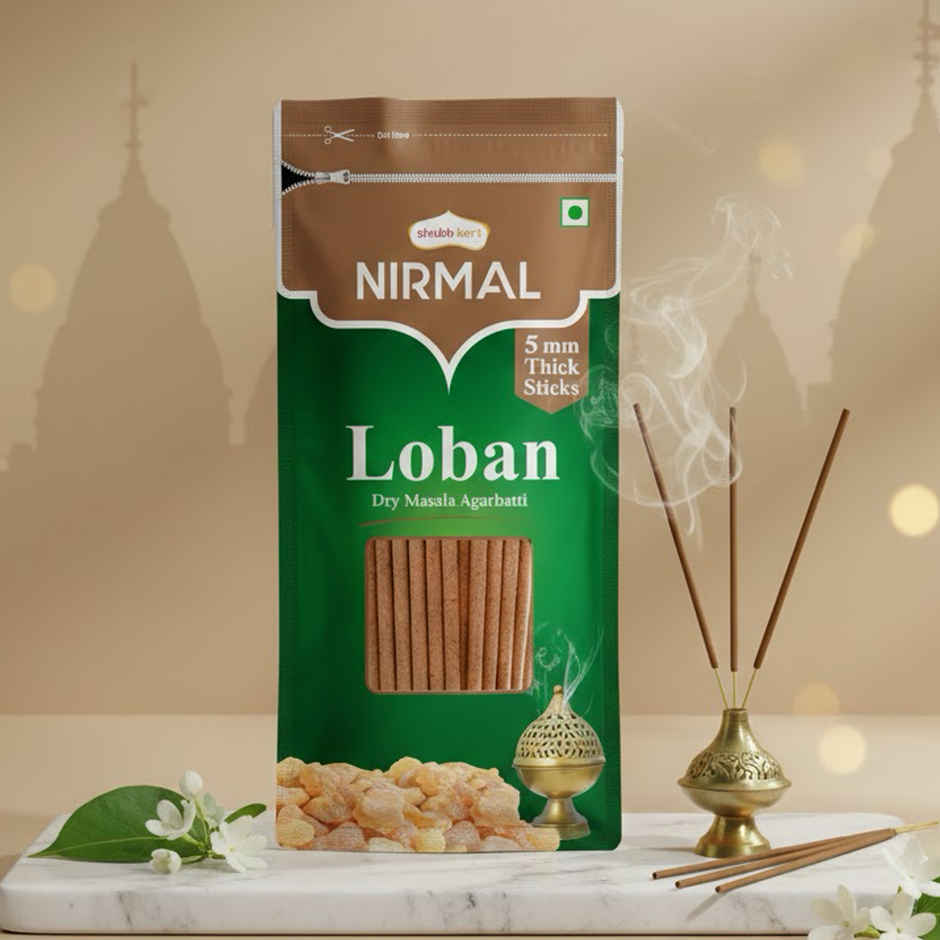 Nirmal Loban Dry Masala Agarbatti Zipper | Shubhkart