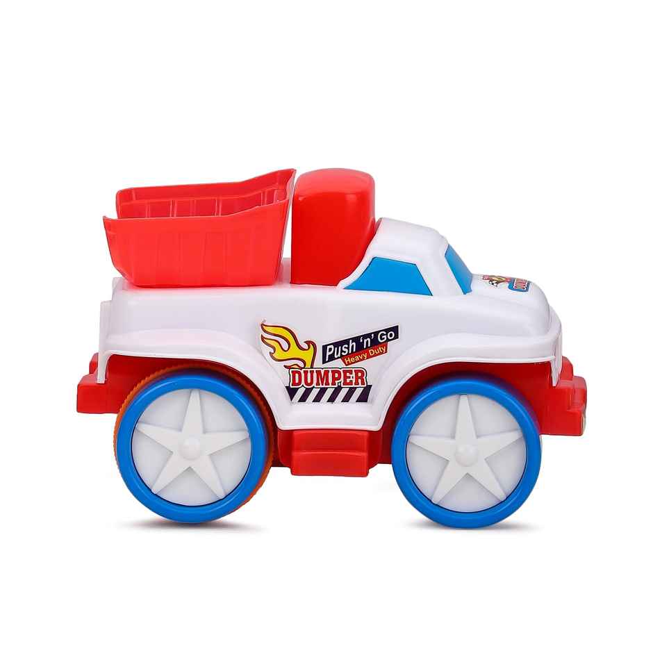 Press N Go Dumper Truck - Exciting Friction Toy for Kids (Assorted)