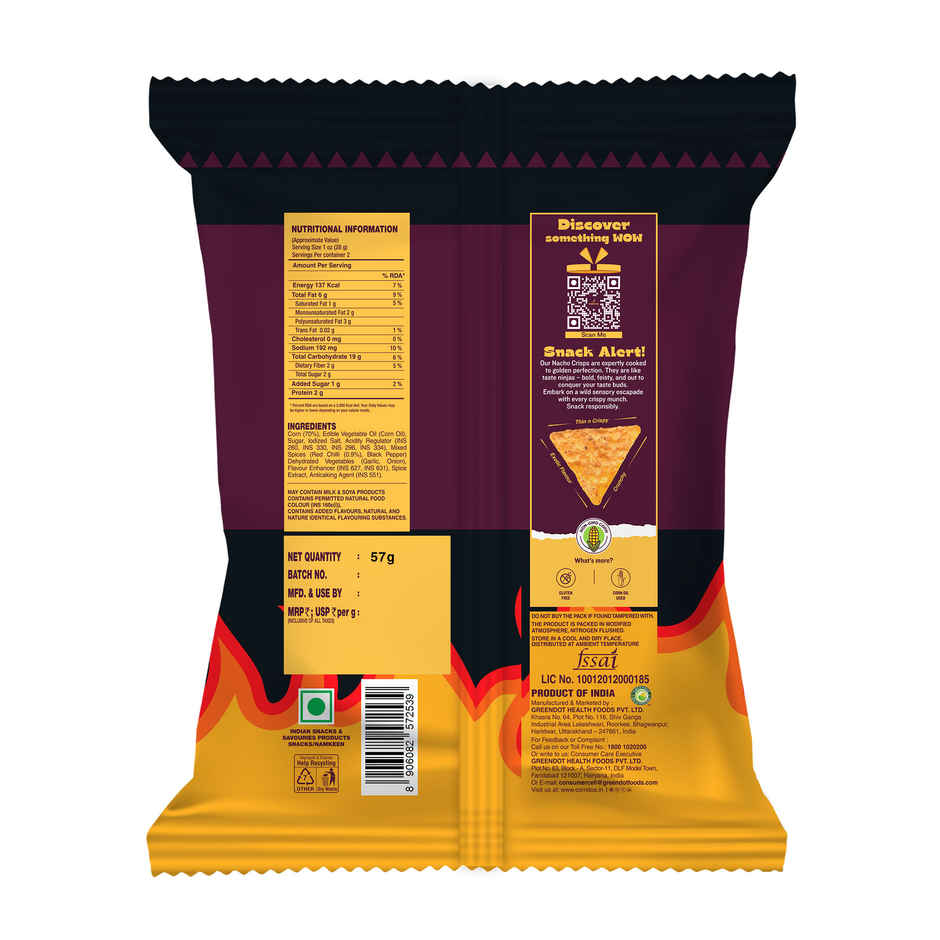 Cornitos Nacho Crisps Korean Chilli