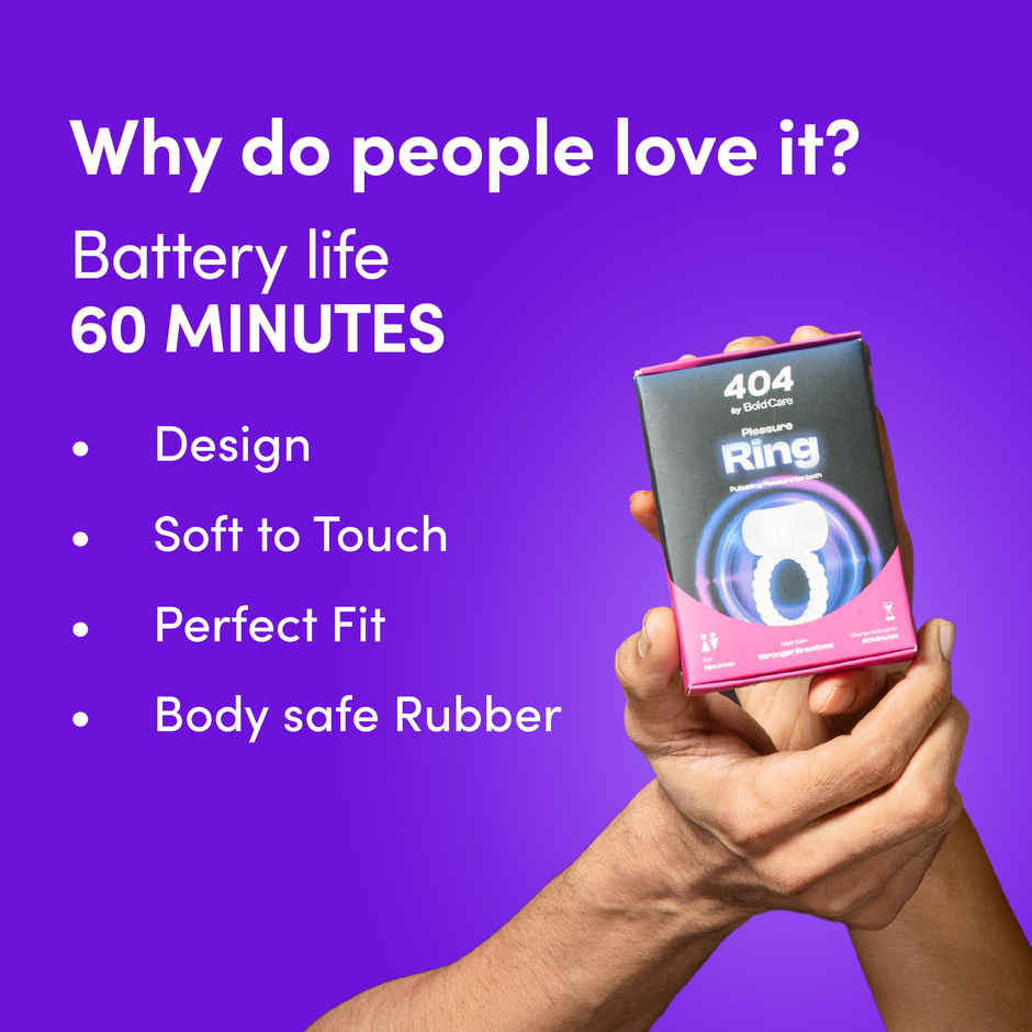 Bold Care Pleasure Ring Massager For Men & Women 60 Minutes Runtime