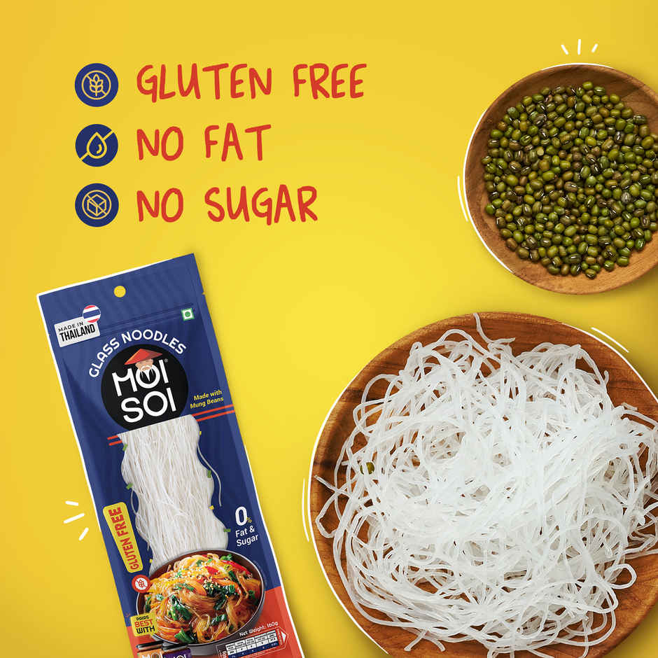 Moi Soi Glass Noodles Made with Mung Beans