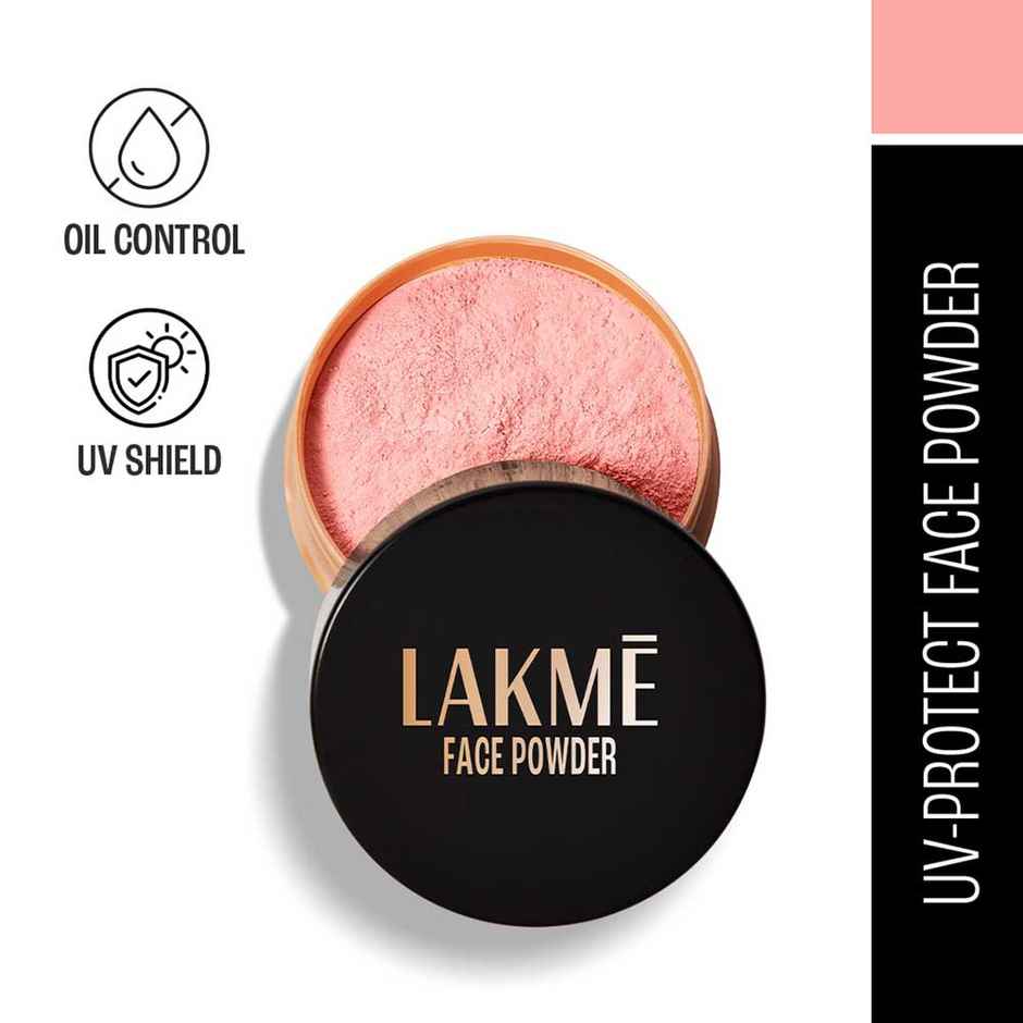 Lakme Forever Matte Face Powder, Matte Finish, Oil Cointrol, for rosy glow, Warm Pink