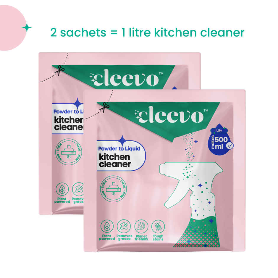 Cleevo Natural Kitchen Cleaner Spray Refill