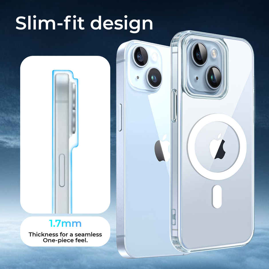 Artistque Case for Iphone 15 Plus Back Cover - Transparent Clear Magsafe