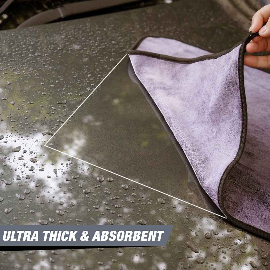 Wavex Microfiber Cleaning Towel | 500 GSM | Grey