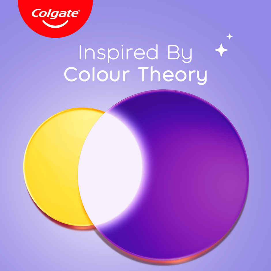 Colgate Visible White Purple Toothpaste | Removes Surface Stains | Enamel Safe