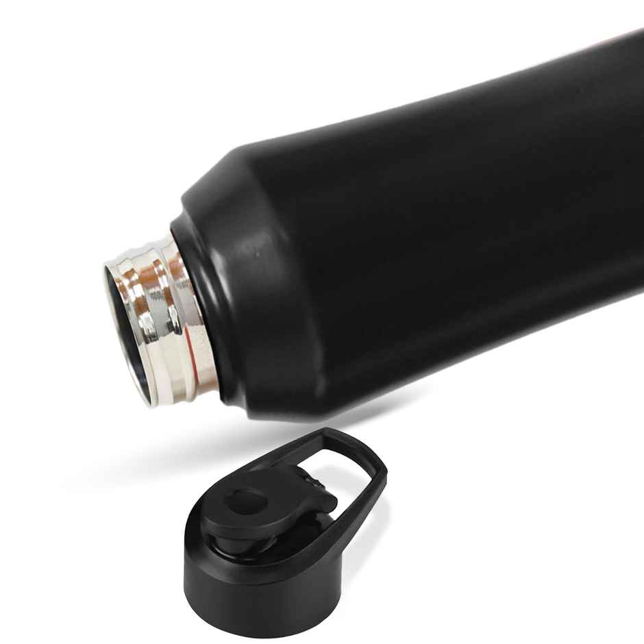 Solara Stainless Steel Water Bottle 1 L Black Knight