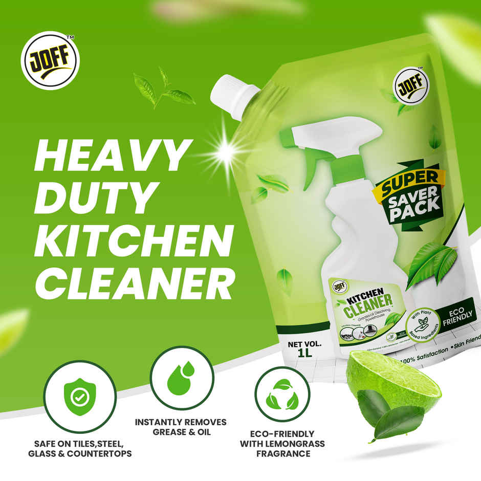 Joff Kitchen Degreaser Cleaner | Super Saver Refill Pack