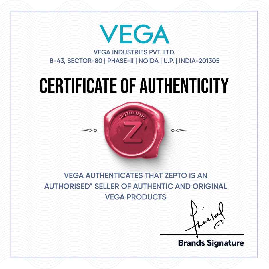 Vega SleekOn Hair Straightener for Women with 230 Degree Celsius Heating Temperature | VHSH-44