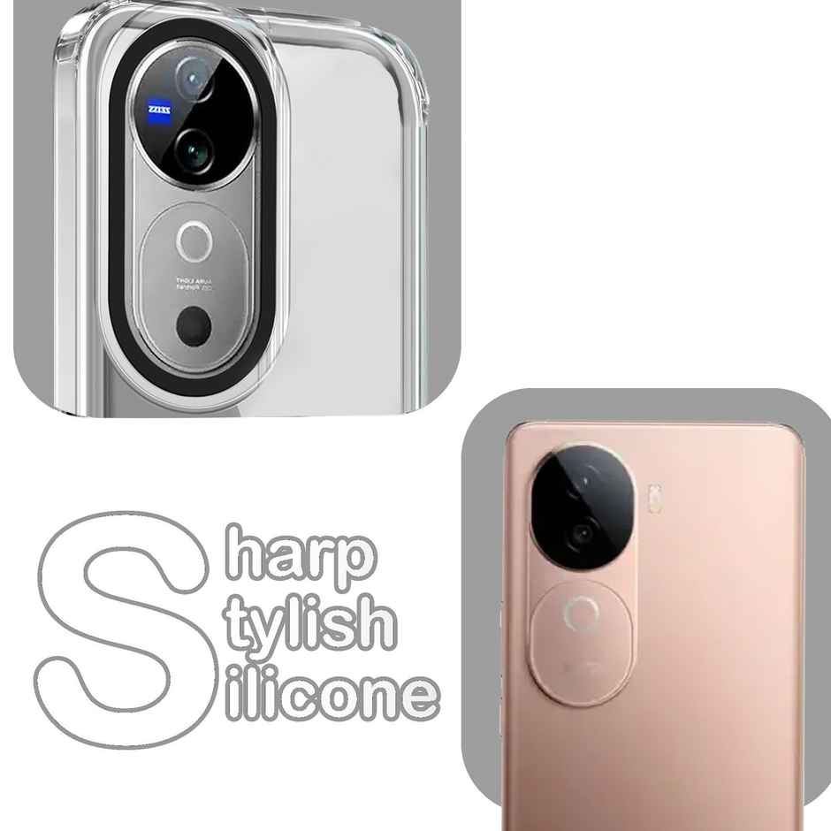 Artistque Case for Vivo V40e 5g / Iqoo Z9s 5g Back Cover - ultra Stylish Transparent Tpu Cover