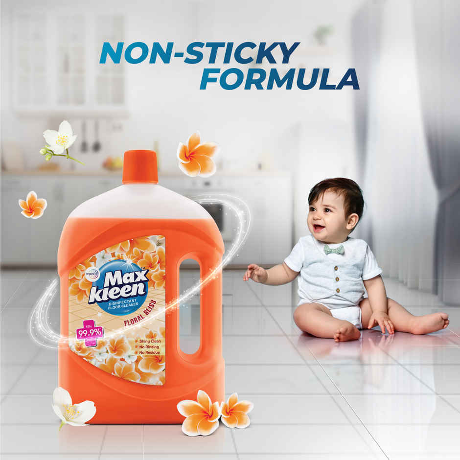 Maxkleen Floral Bliss Disinfectant Floor Cleaner | Can