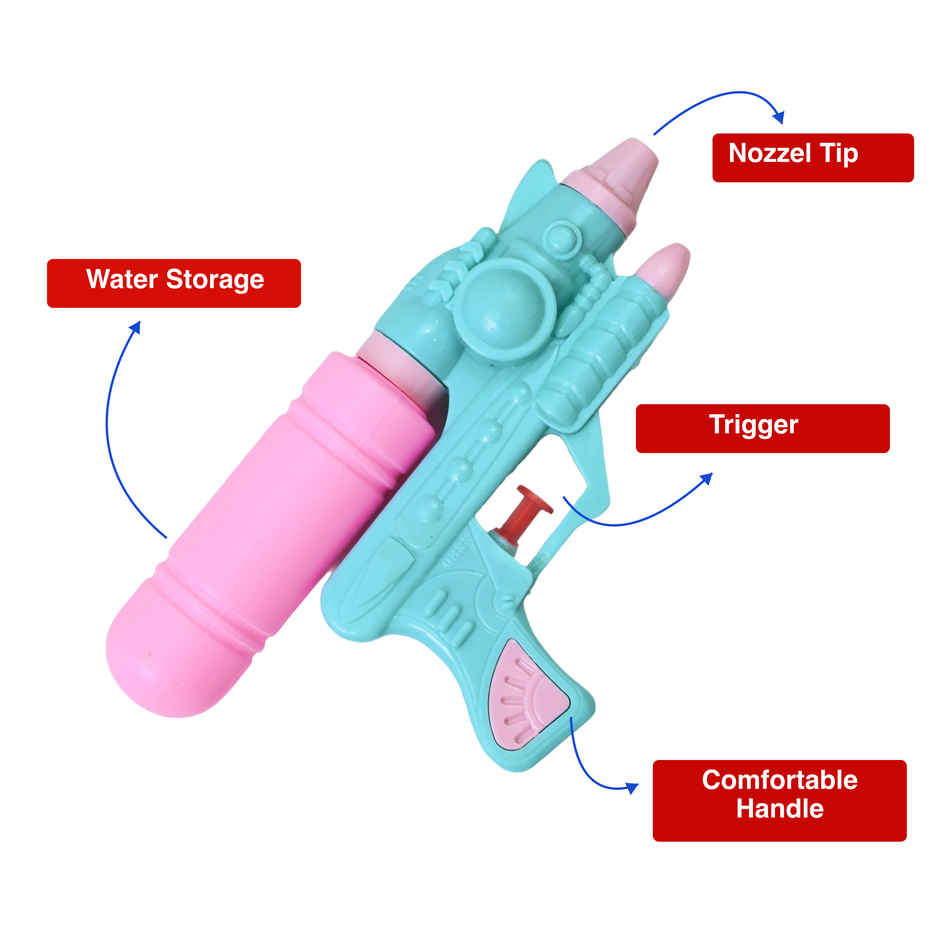 Water Toy Gun | Holi Pichkari | Assorted | Star Toys | 