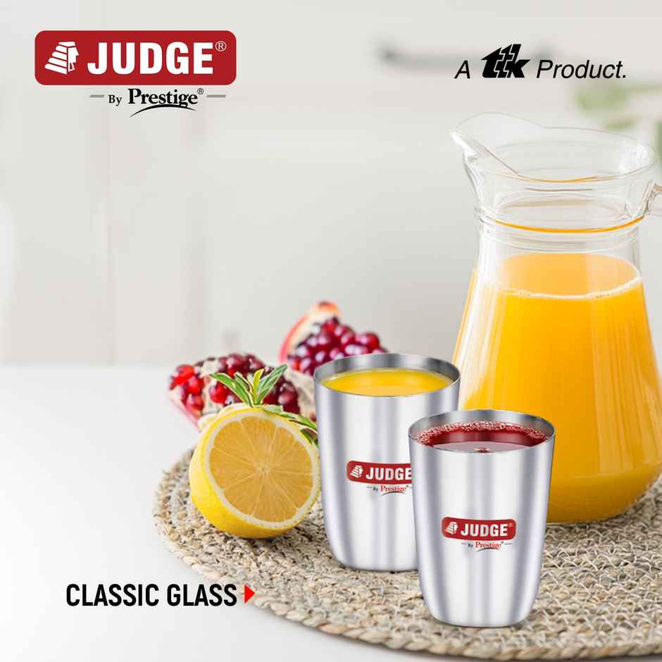 Judge by Prestige Stainless Steel Classic 6 Pc Tumbler Set