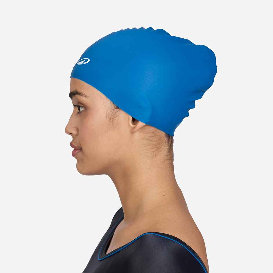 Decathlon | Nabaiji Adult Silicone Swim Cap - Blue