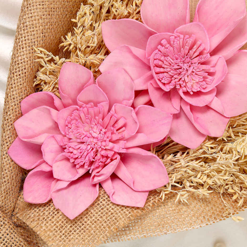 Pink Dahlias Natural Dried Flower Bouquet | Eternal Blooms