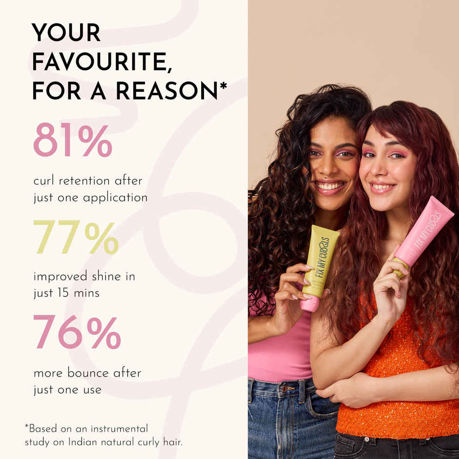 Fix My Curls Protein Styling Duo Enriched With Jojoba Oil & Sunflower Oil|Curl Defining Cream & Gel