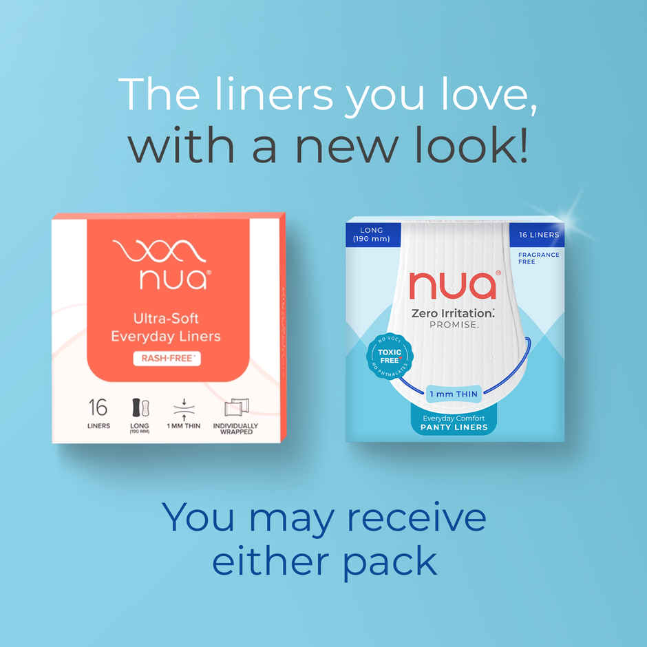 Nua Panty Liners for Daily Use - 190mm