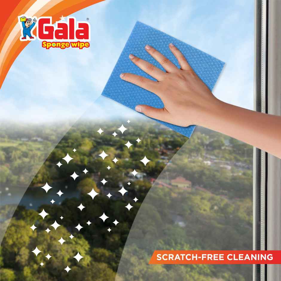 Gala Sponge Wipe 3 pcs Set Combo