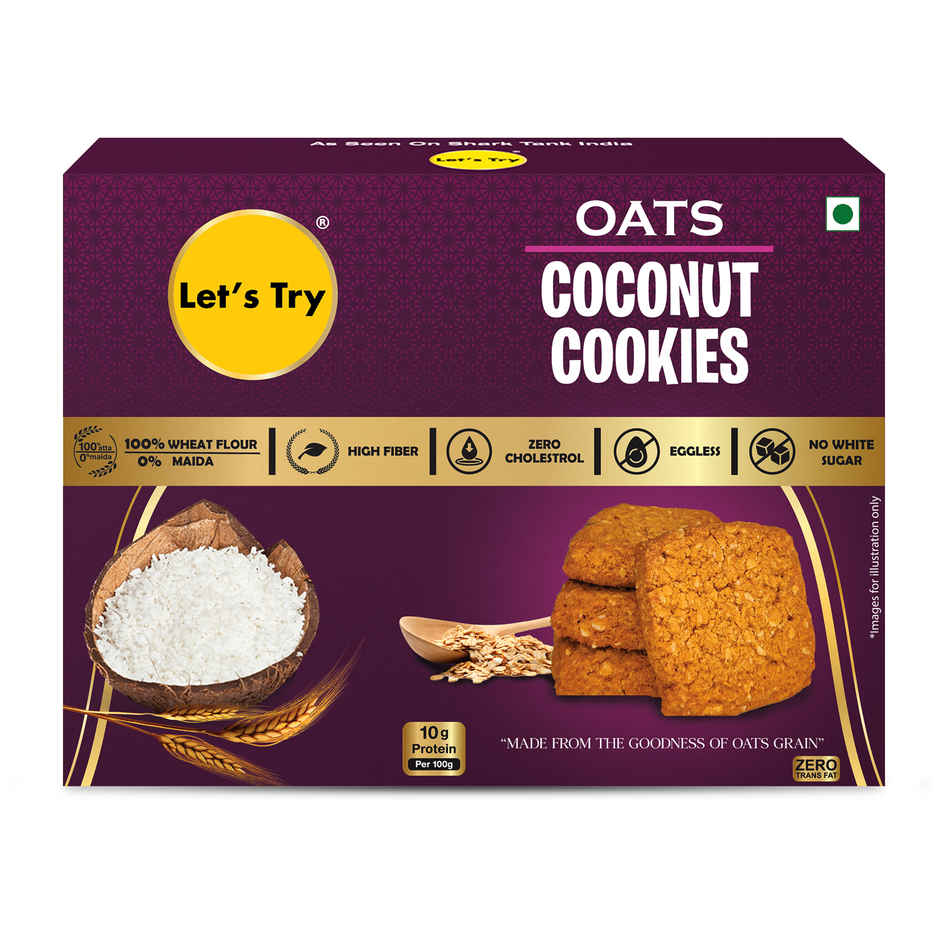 Let'S Try Oats Coconut Cookies