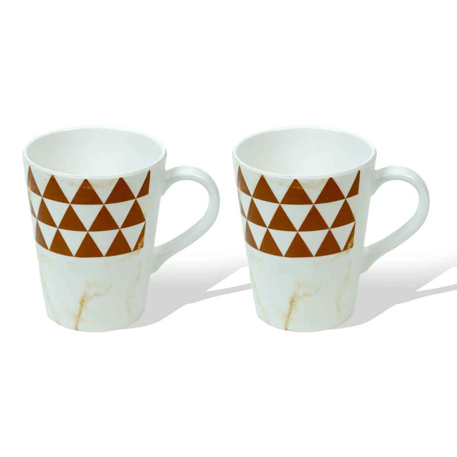 Stehlen Melamine Coffee Mug 400 ml Set of 2 Pcs - Trio Blonde
