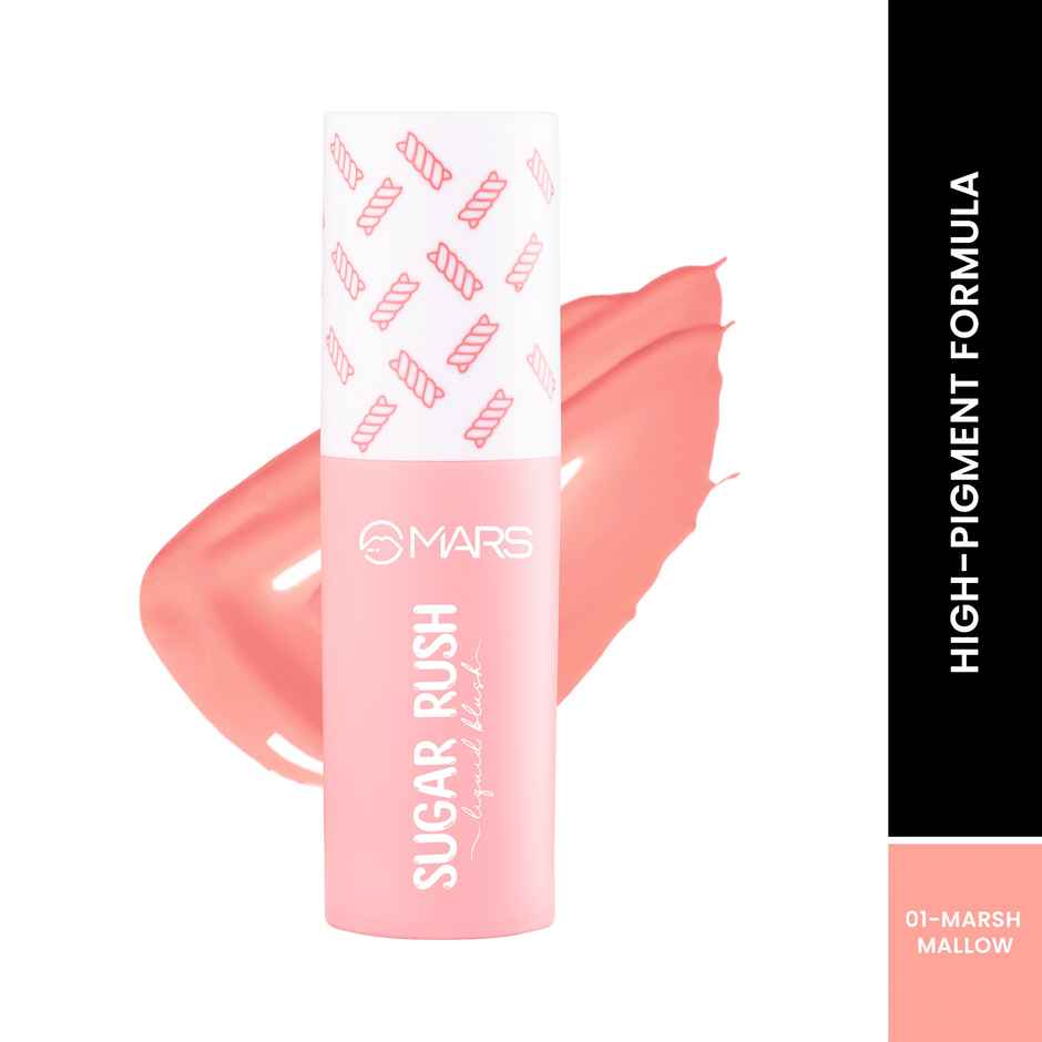 MARS Cosmetics Sugar Rush Liquid Blush (4.5ml) (01-MARS CosmeticsH MALLOW)