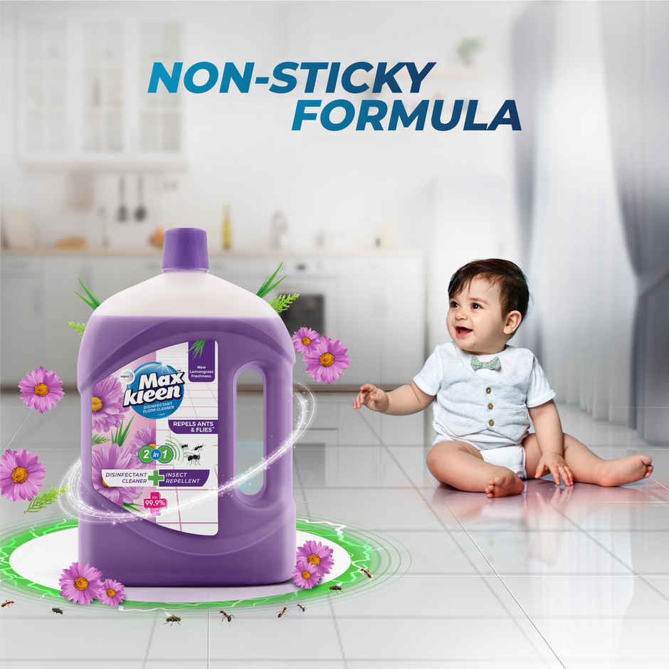 Maxkleen Lemongrass Freshness 2in1 Repellant + Disinfectant Floor Cleaner | Can