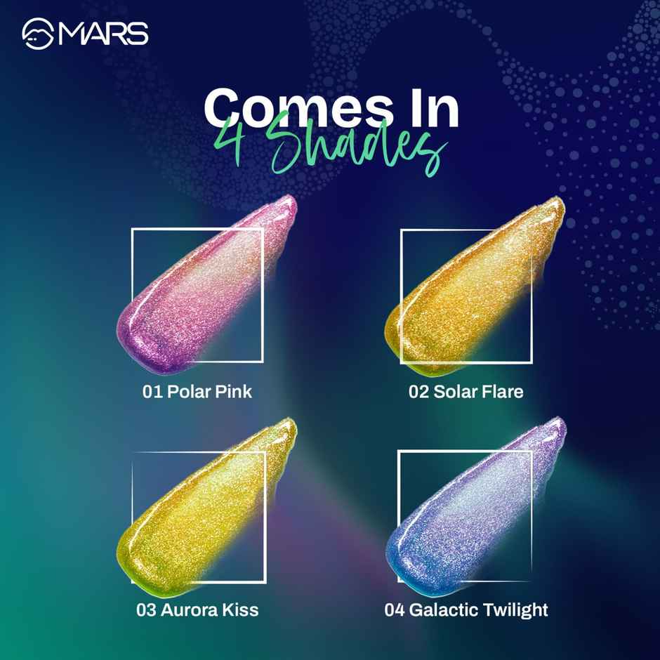 MARS Cosmetics Northern Lights Duo Chrome Liquid Eyeliner - 1.5 Ml | 02-solar Flare