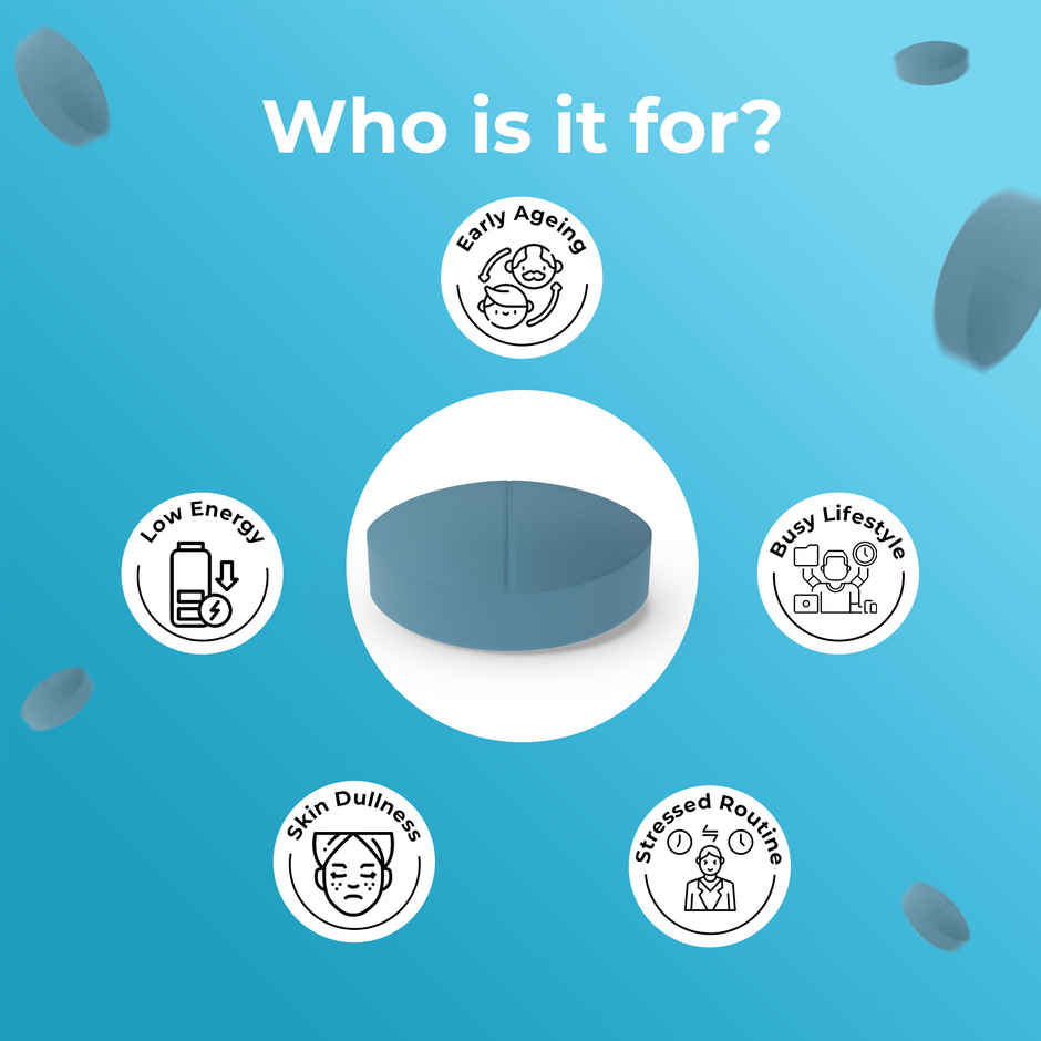 OYB Anti-Ageing Formula with CoQ10, Curcumin & Resveratrol | 30 Tablets | OYB Time-Machine