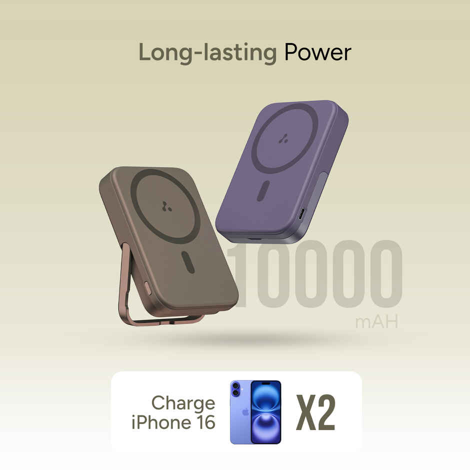 Ambrane MagSafe Power Bank | 22.5W | 10000mAh | Brown