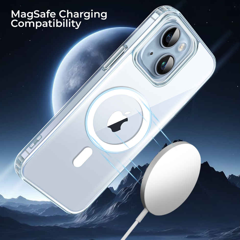 Artistque Case for Iphone 15 Plus Back Cover - Transparent Clear Magsafe