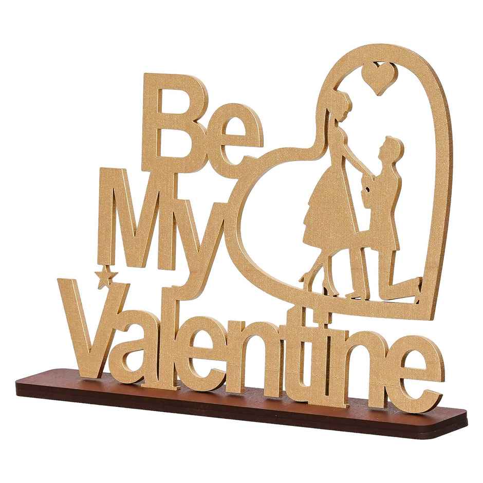 Golden Couple Showpiece Romantic Home Decor Gift | eCraftIndia