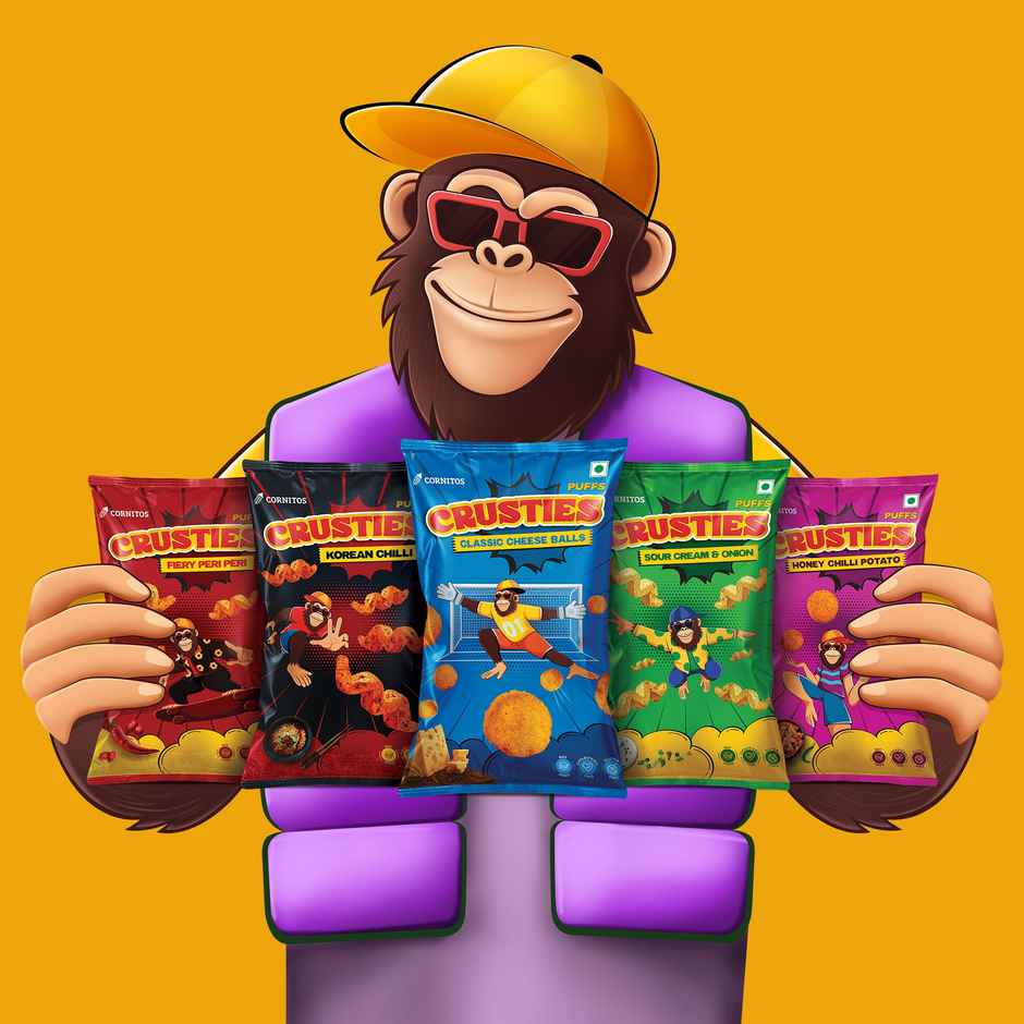 Cornitos Crusties Puffs Korean Chilli Flavour Combo 