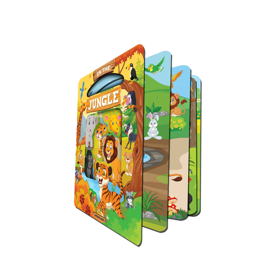 Die Cut Window Board Book - In the Jungle | Picture Book for kids