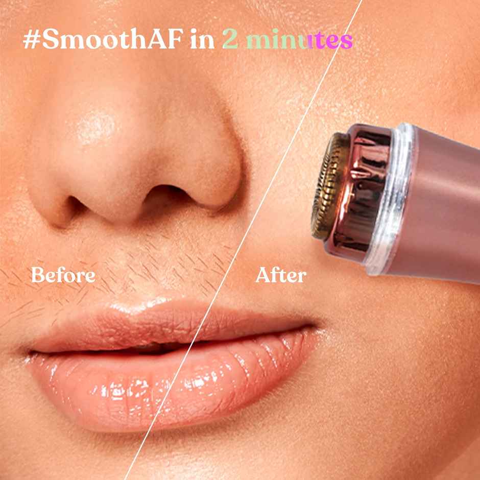 Bombae Facial Hair Mini Trimmer, Hypoallergenic blades for All Skin Types