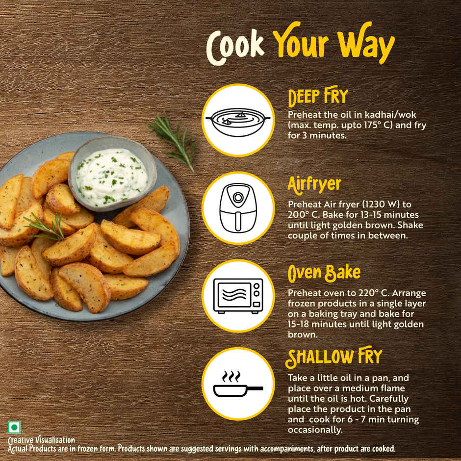 McCain Super Wedges | Frozen Seasoned Potato Wedges