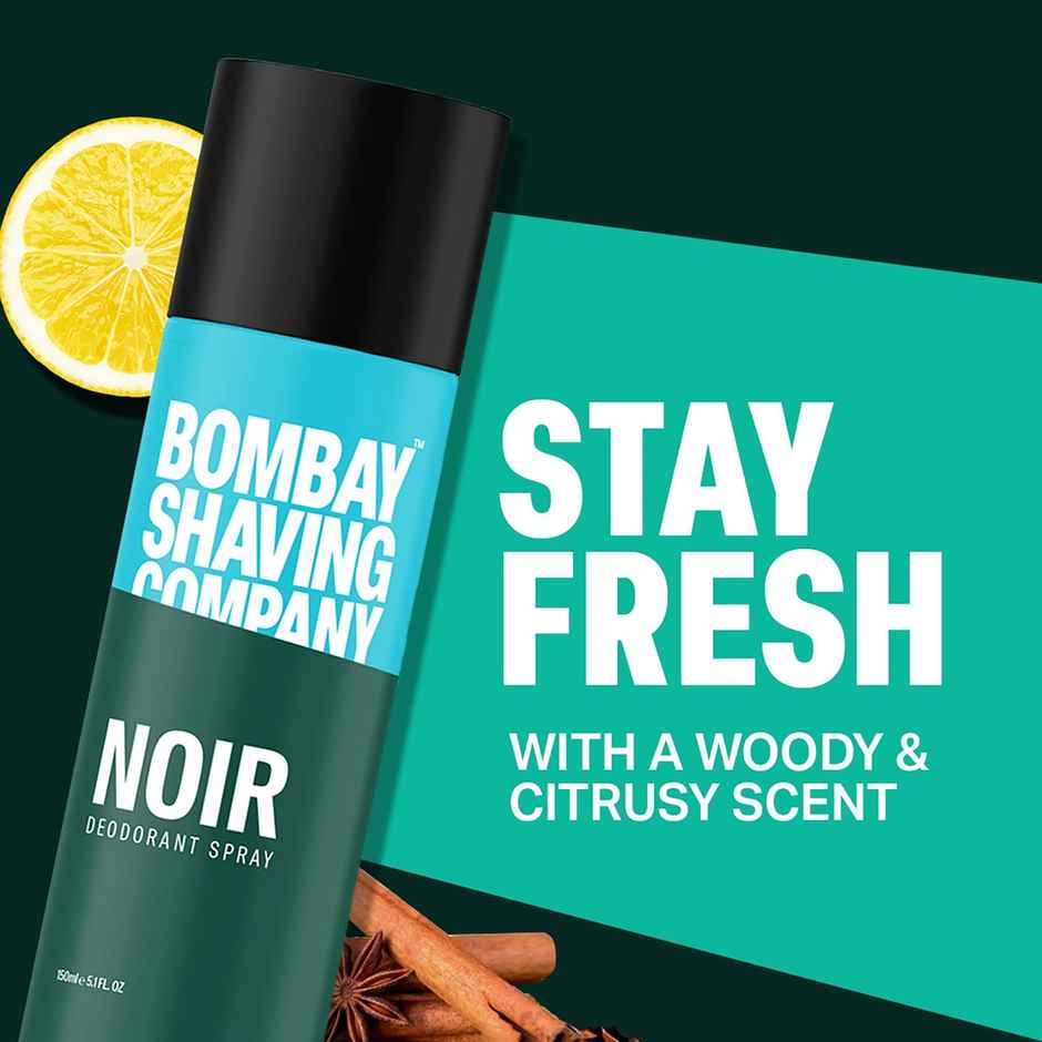 Bombay Shaving Company Noir Deodorant Spray