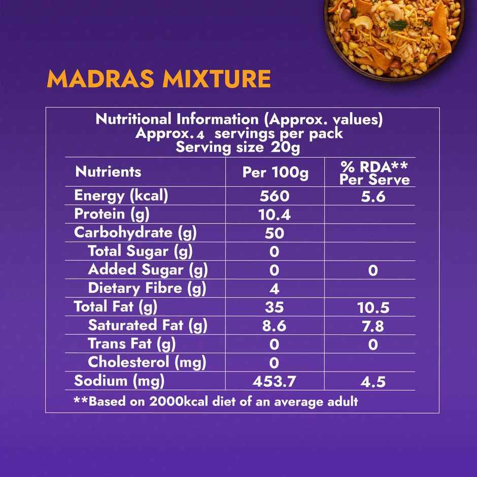 Sweet Karam Coffee Special Madras Mixture | No Palm Oil, No Preservatives