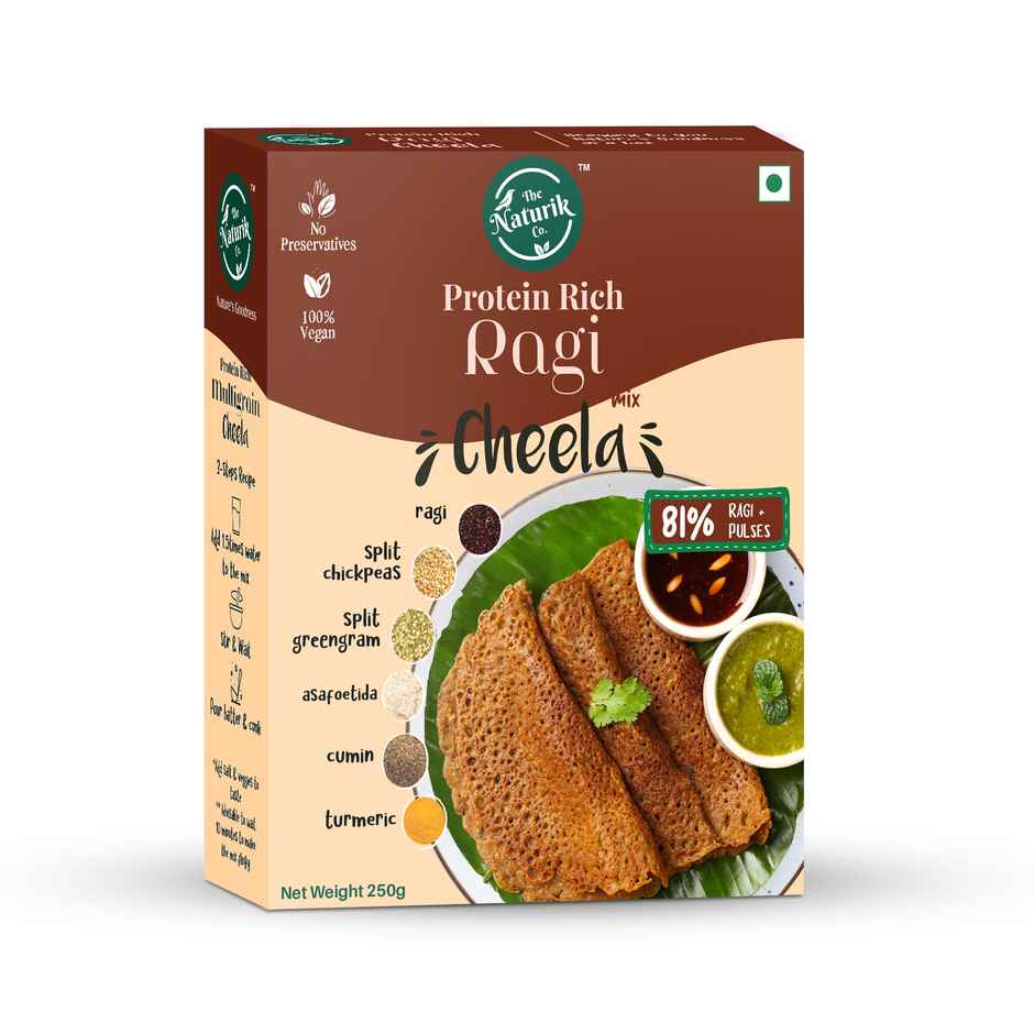 The Naturik Co Ragi Protein Cheela