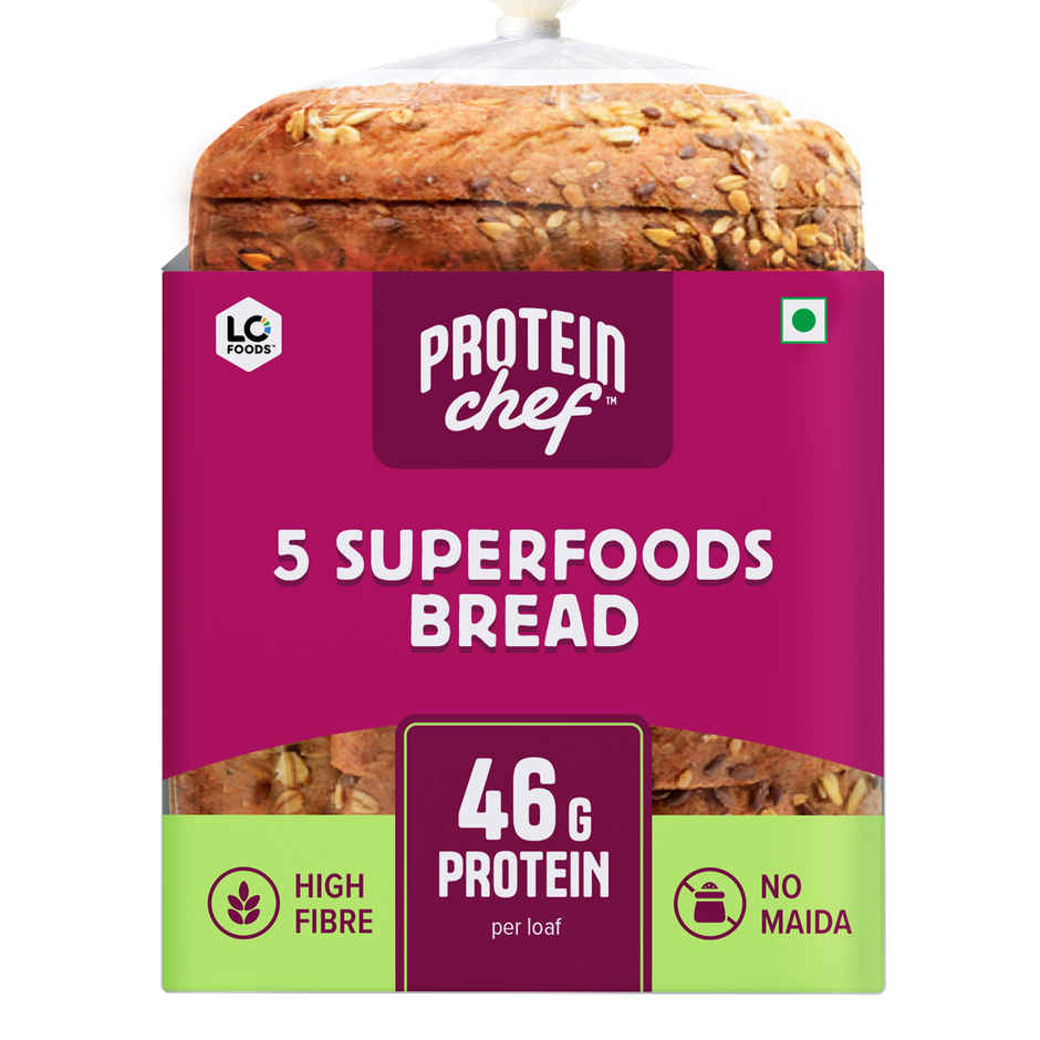 5 SuperFoods Multigrain Bread (46 g Protein, No Maida Premium Wheat Breads)