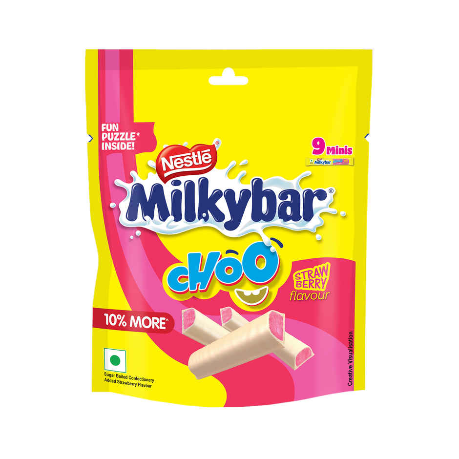 Nestle Milkybar Choo Strawberry Flavour Sharebag