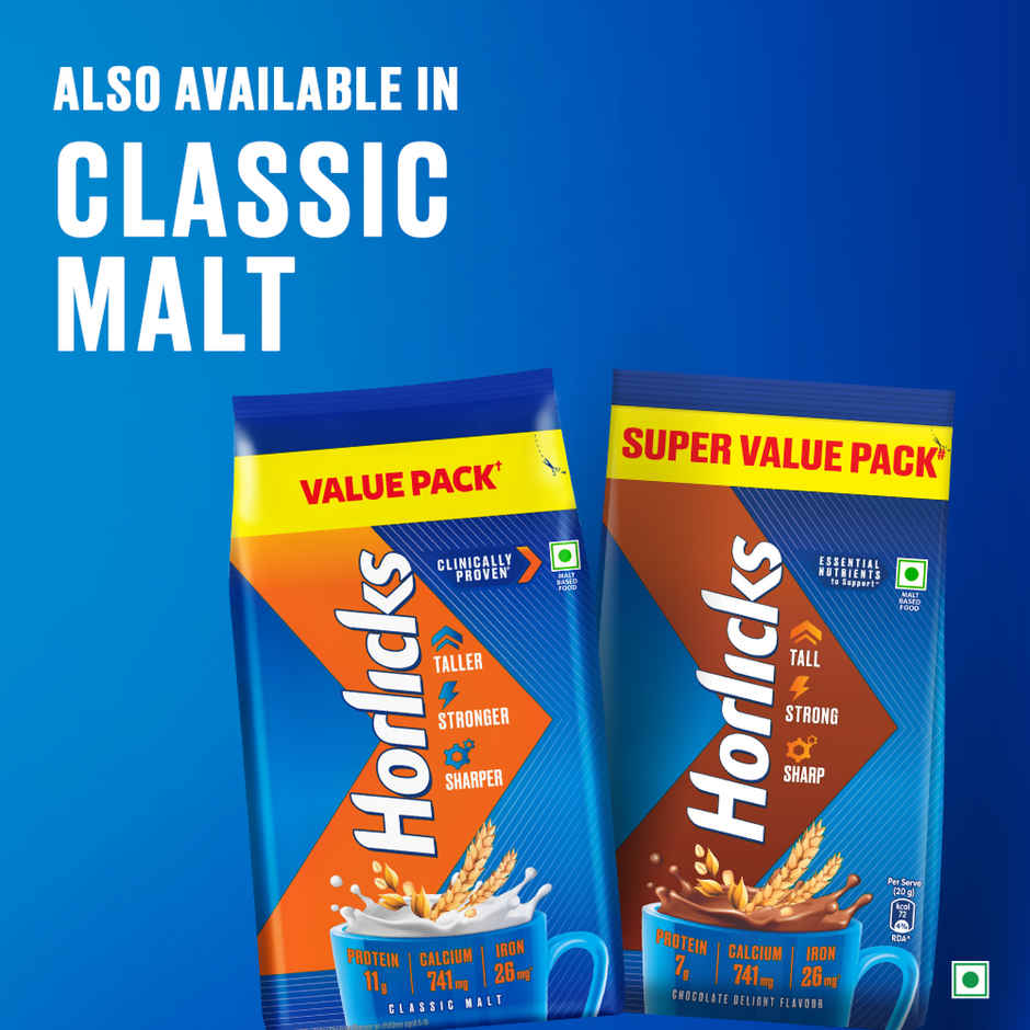 Horlicks Chocolate Drink Mix | For 5+ years Kids