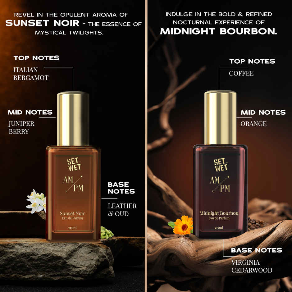 Set Wet Am/Pm Premium Fragrance Pack|Command Your Day With Style Perfume For Men