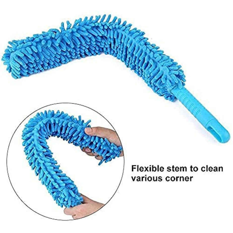 Se7En Microfiber Bendable Cleaning Duster With Long Extendable Handle-Rod | Assorted Color