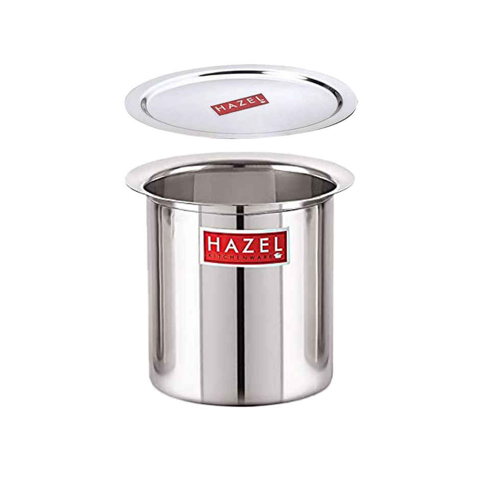 Hazel Steel Milk Pot With Lid, 1500 ml | Stainless Steel Milk Boiler For Kitchen